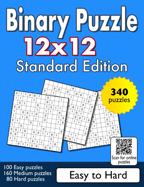 Binary Puzzle 12x12 Standard Edition book cover