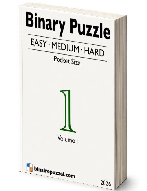Pocket-Sized Binary Puzzle easy to hard book cover
